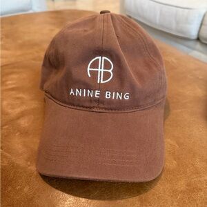 Anine Bing Jeremy Baseball Hat in Camel